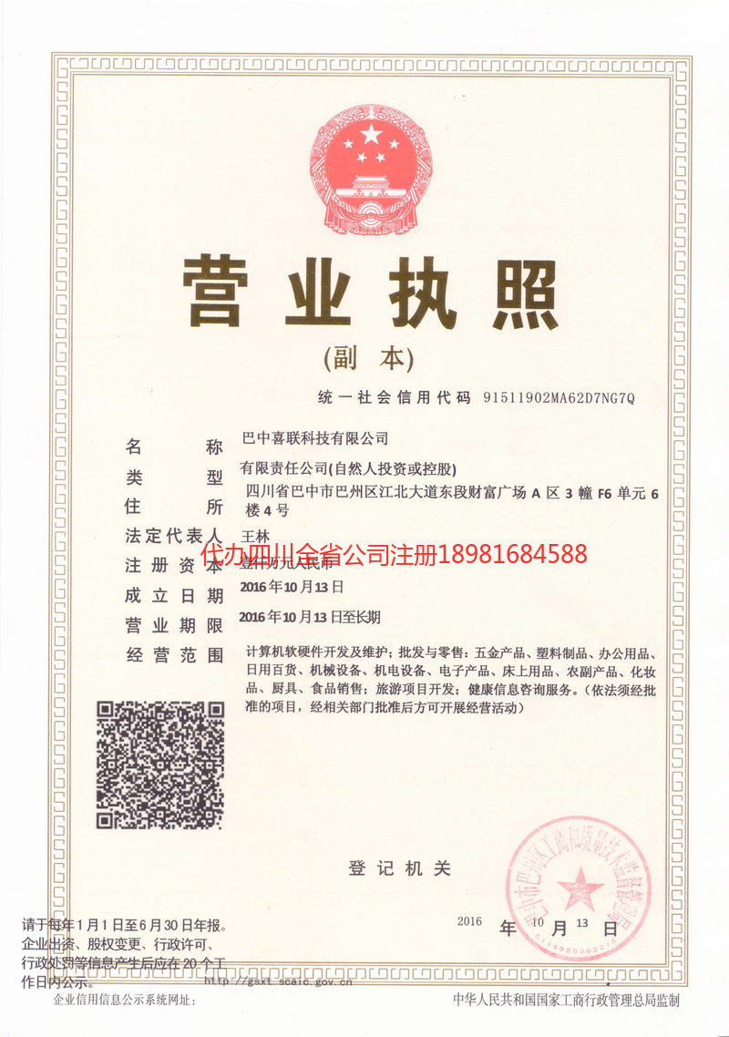 湛江湛江喜联科技有限公司